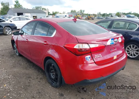 2016 Kia Forte Ex from USA, damaged, VIN KNAFX4A89G5480082